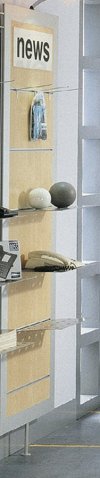 preiswerte Ladentheke mit Eckvitrine