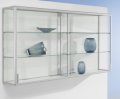 Schiebetüren-Wandvitrine abschließbar