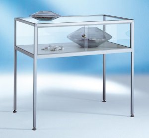 preiswerte Tischvitrine robust abschließbar