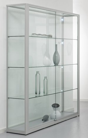 Sicherheitsglas-Schrankvitrine abschließbaren Schiebetüren