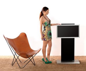 standsicherer und rollbarer 32-55 Zoll Fernseher-Standfu&szlig;