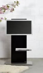 38-Zoll-Fernseher-Standfuß rollbar und standsicher