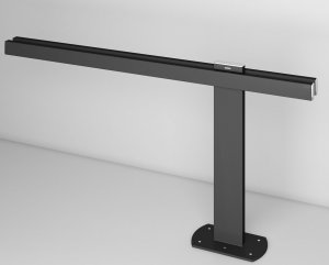 hochwertiger Design-Fahrradständer Stahl massiv zur Bodenverschraubung