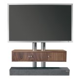 Flatscreen-Standfuß mit Unterschrank