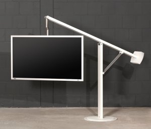 extravaganter 60-Zoll-TV-Standfu&szlig; h&ouml;henverstellbar drehbaren Fernseher-Tragarm