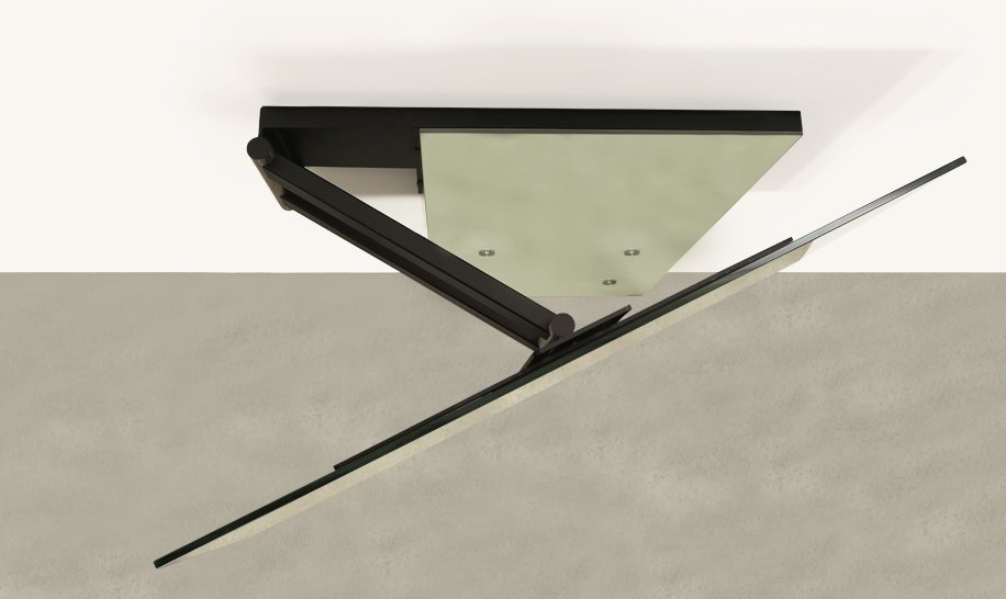 elegante Fernseher-Wandhalterung mit Schwenkarm